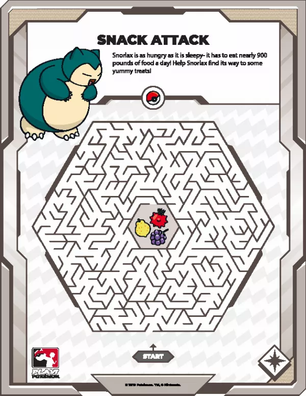 Snack Attack Snorlax Maze